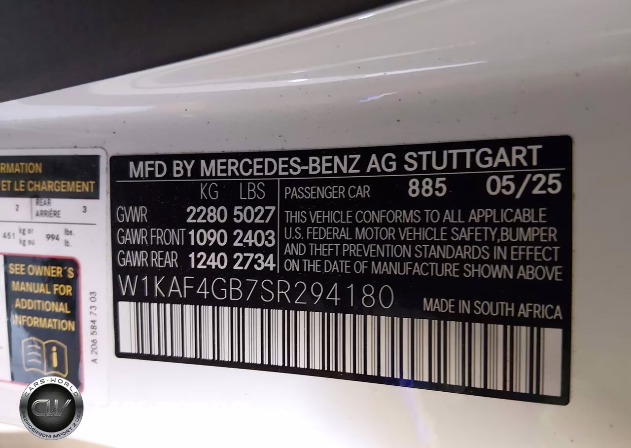 2025 Mercedes-Benz C 300 VIN:W1KAF4GB7SR294180 - 9