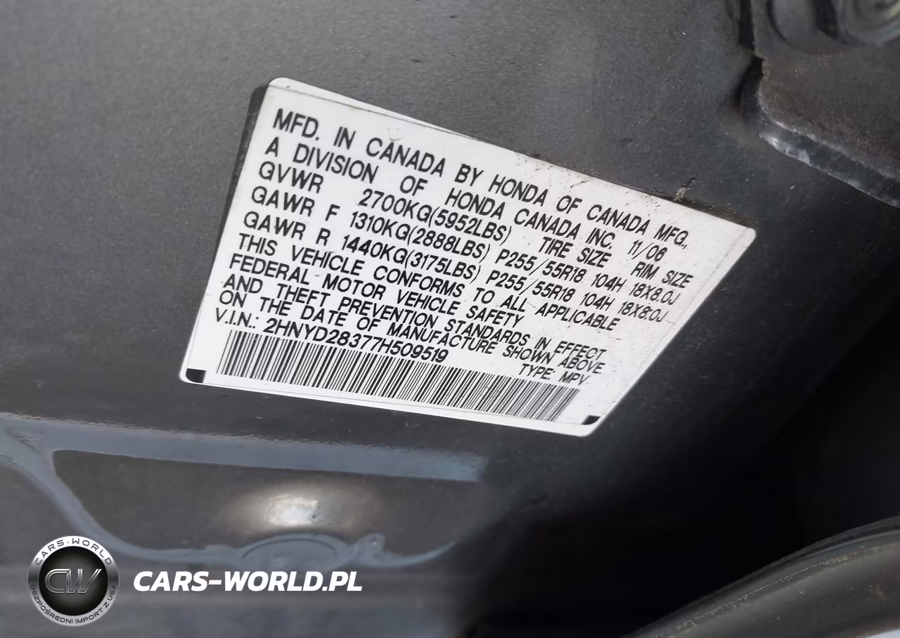 2007 Acura Mdx Technology Package VIN:2HNYD28377H509519 - 9