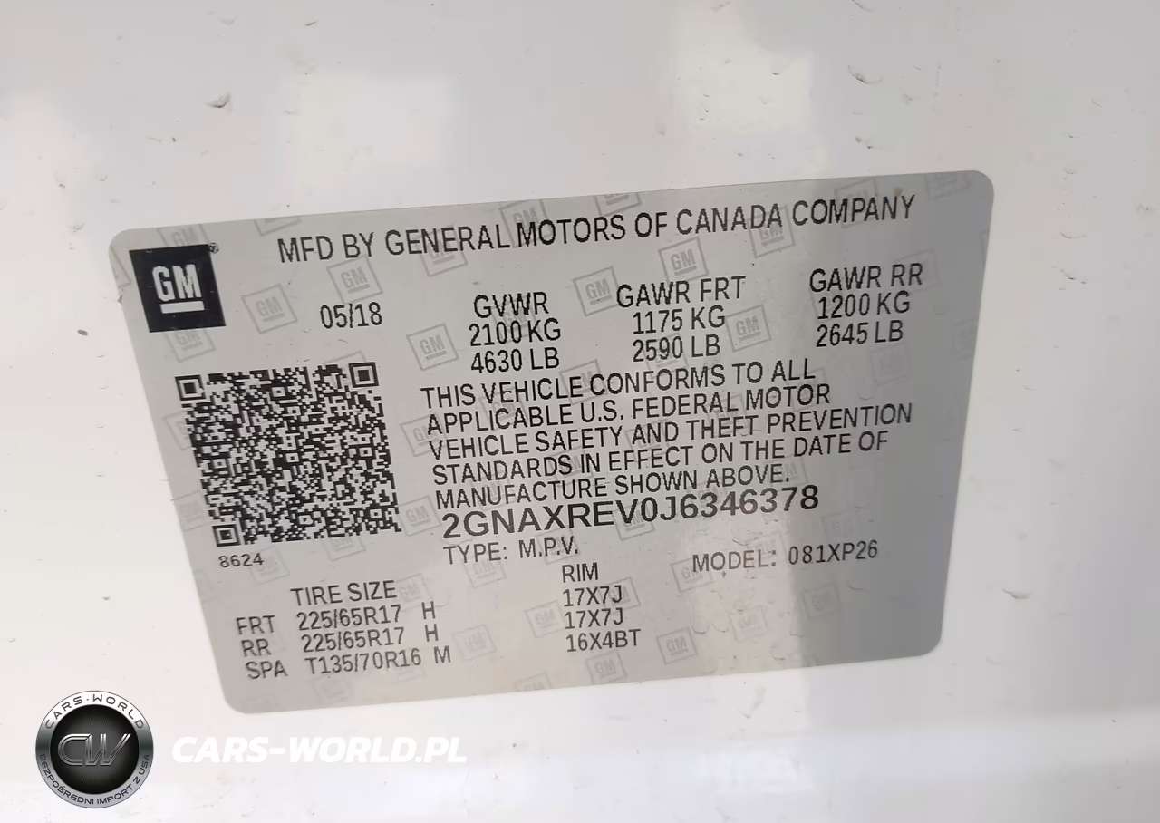 2018 Chevrolet Equinox Ls VIN:2GNAXREV0J6346378 - 9