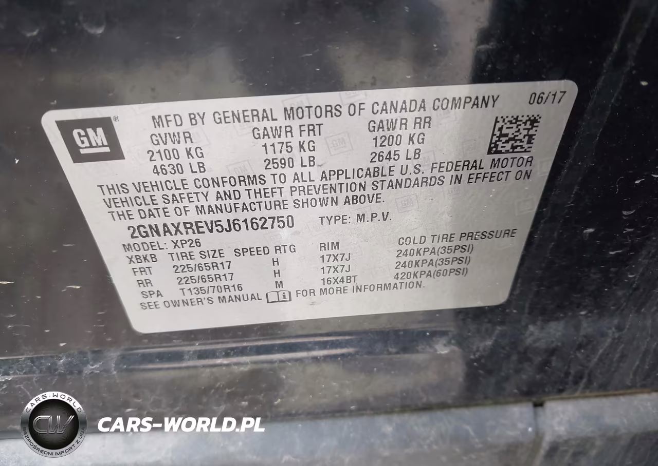 2018 Chevrolet Equinox Ls VIN:2GNAXREV5J6162750 - 9
