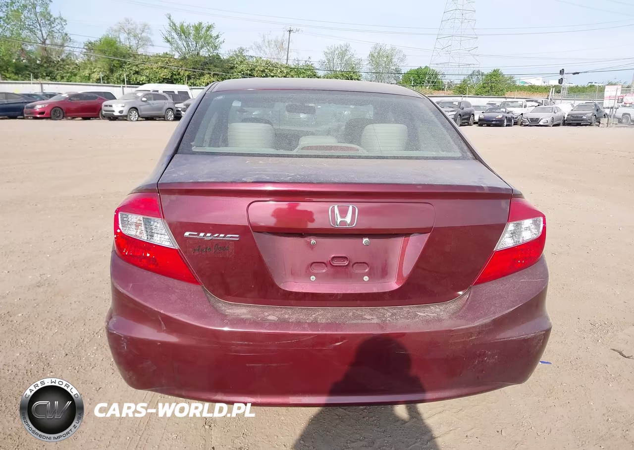 2012 Honda Civic Lx VIN:19XFB2F50CE095724 - 16