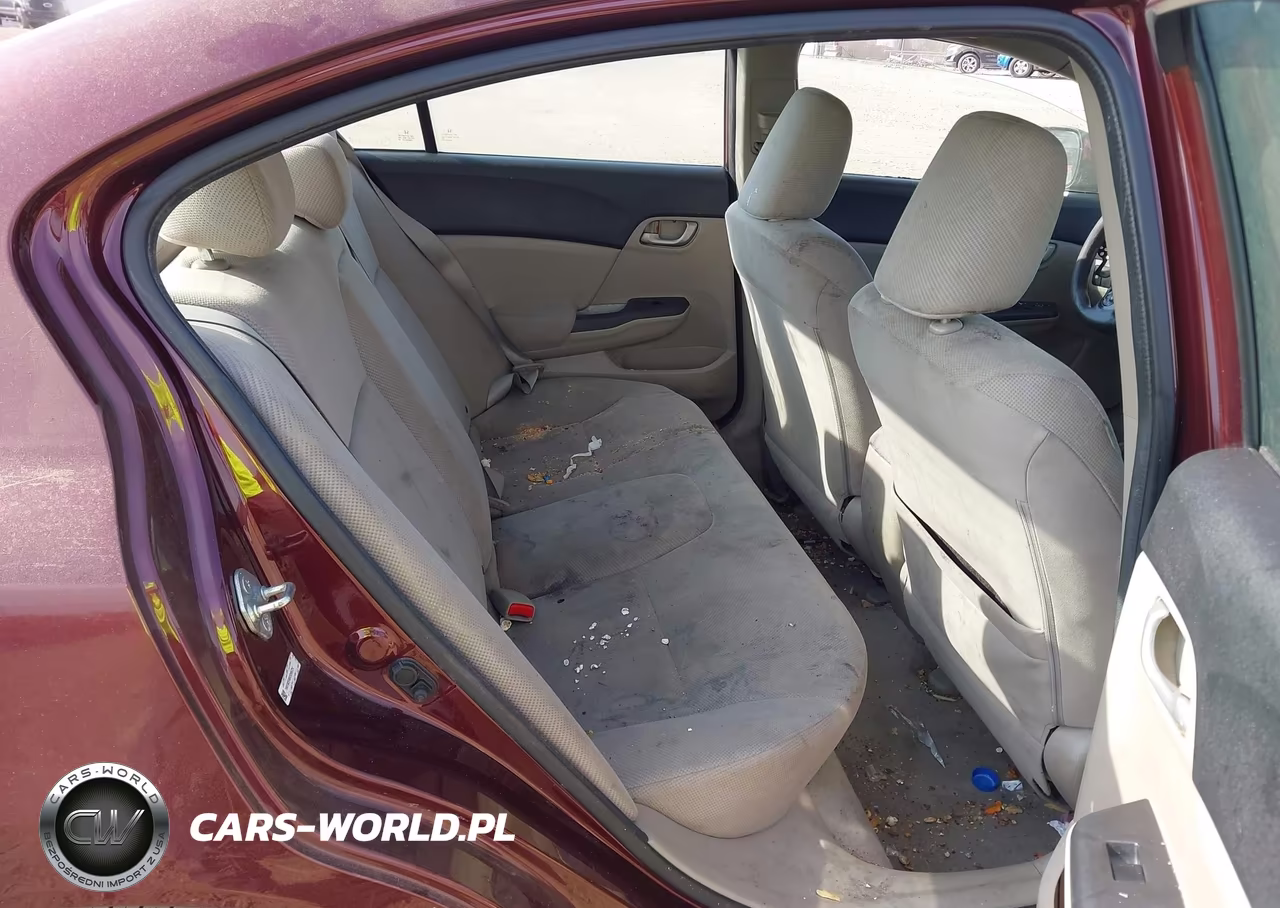 2012 Honda Civic Lx VIN:19XFB2F50CE095724 - 8