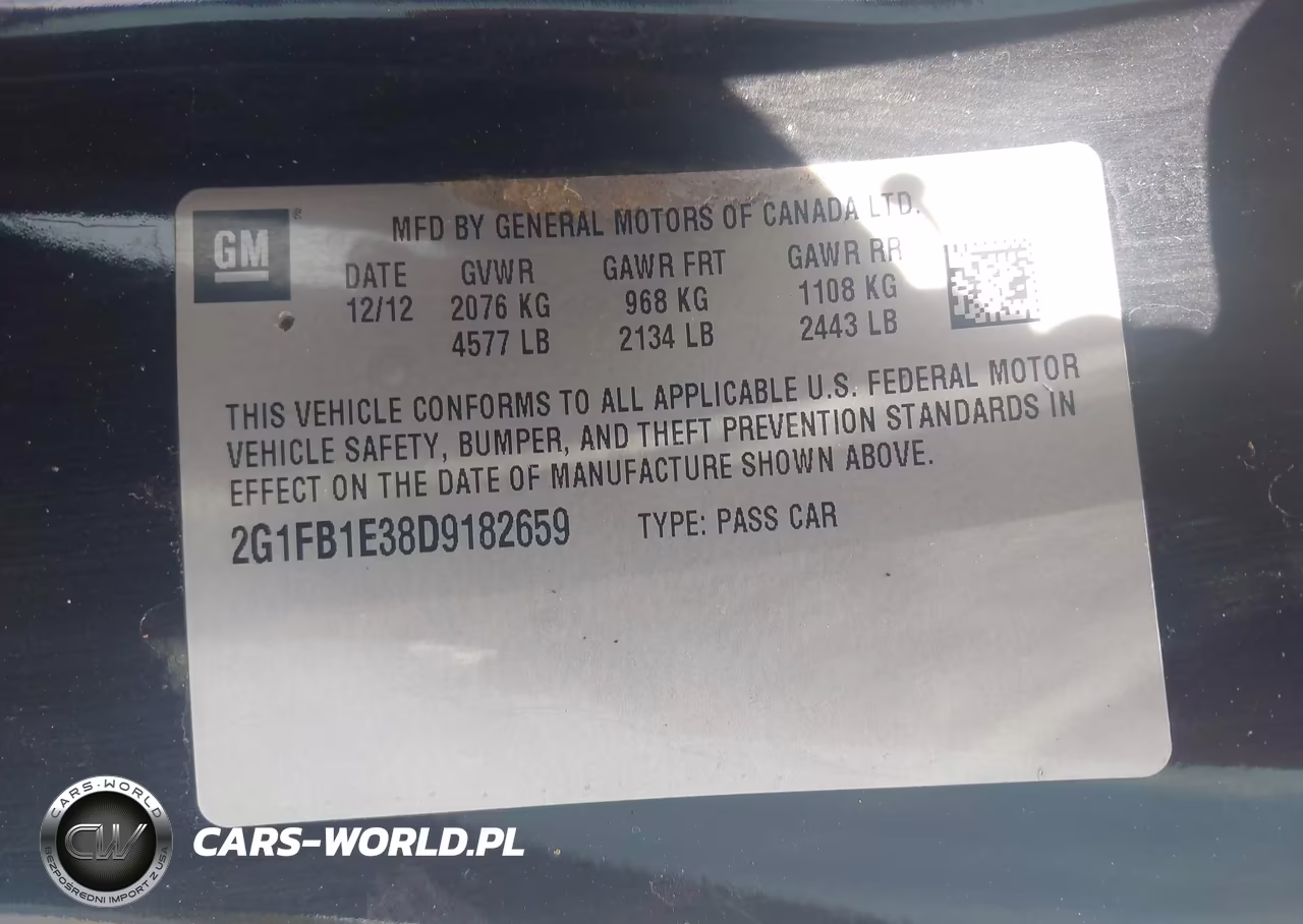2013 Chevrolet Camaro 1Lt VIN:2G1FB1E38D9182659 - 9