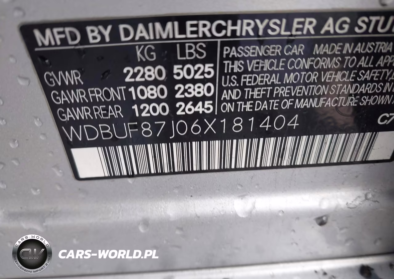 2006 Mercedes-Benz E 350 4Matic VIN:WDBUF87J06X181404 - 9