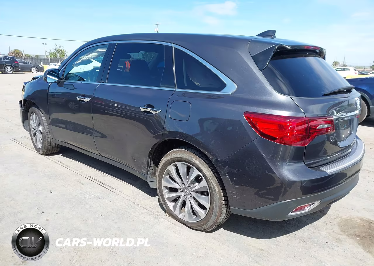 2014 Acura Mdx Technology Pkg W-Entertainment Pkg VIN:5FRYD3H65EB001699 - 3