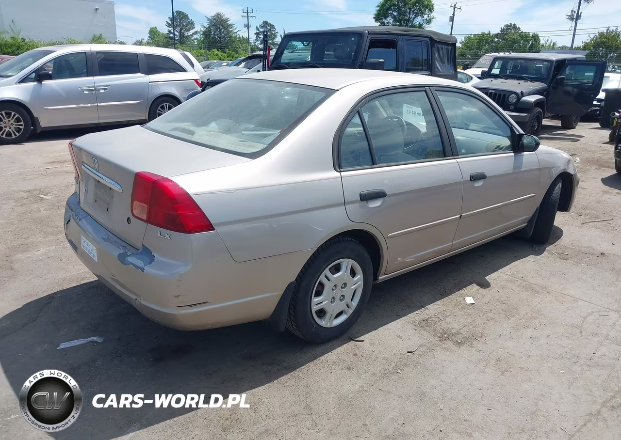 2001 Honda Civic Lx VIN:1HGES16521L042874 - 4