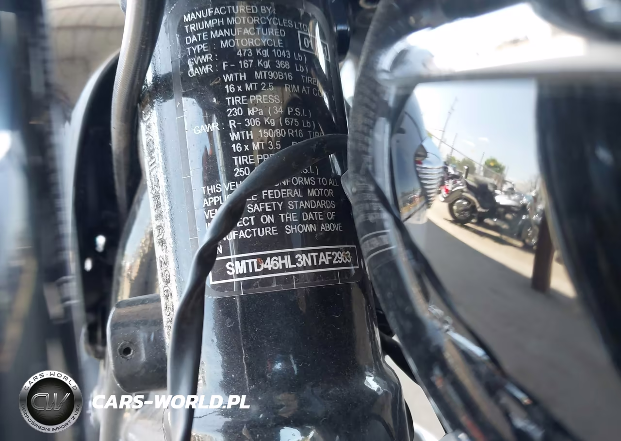 2022 Triumph Motorcycle Bonneville Speedmaster VIN:SMTD46HL3NTAF2963 - 10