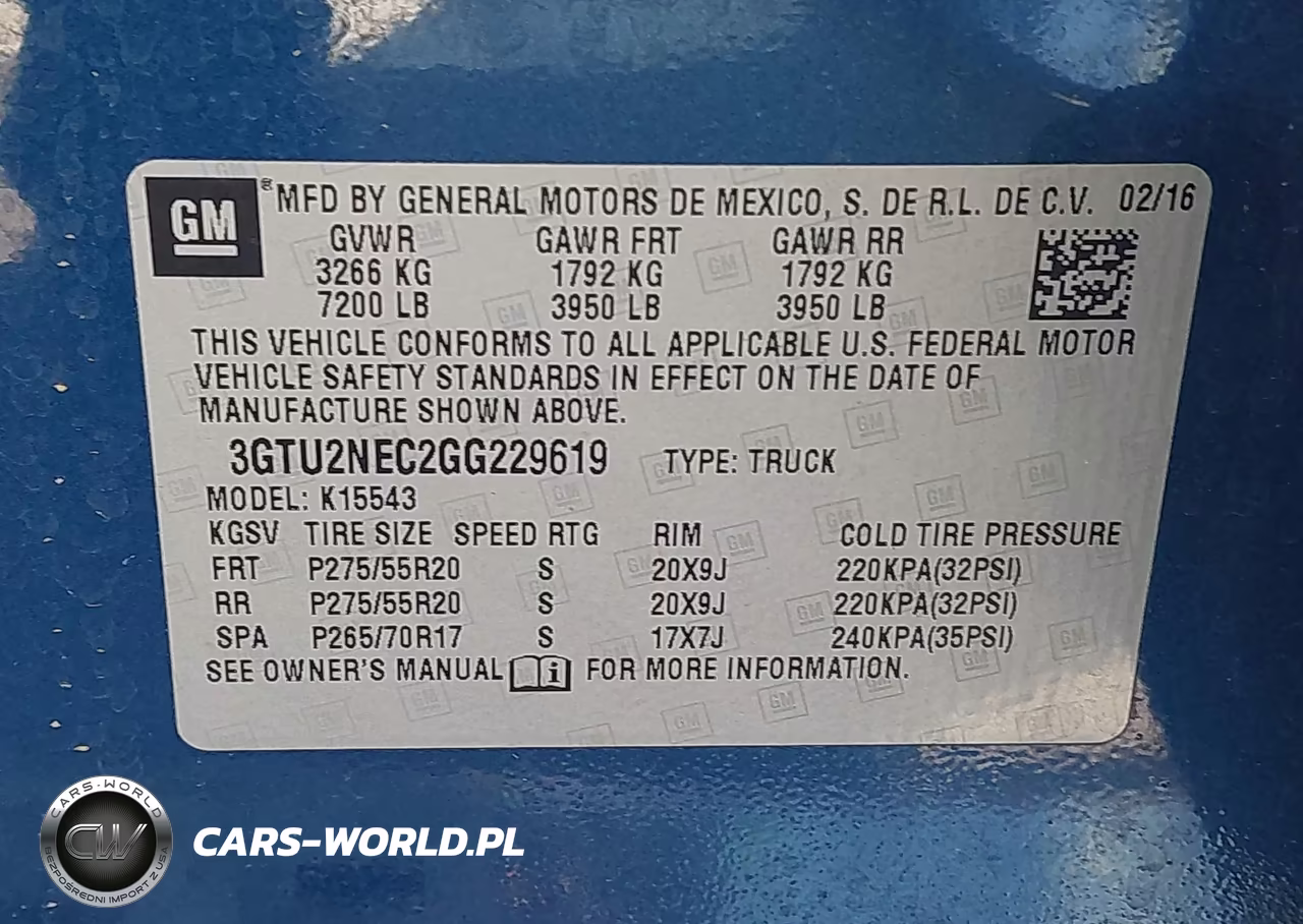 2016 GMC Sierra 1500 Slt VIN:3GTU2NEC2GG229619 - 9