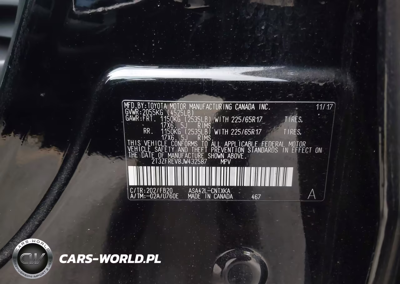 2018 Toyota Rav4 Le VIN:2T3ZFREV8JW432587 - 9