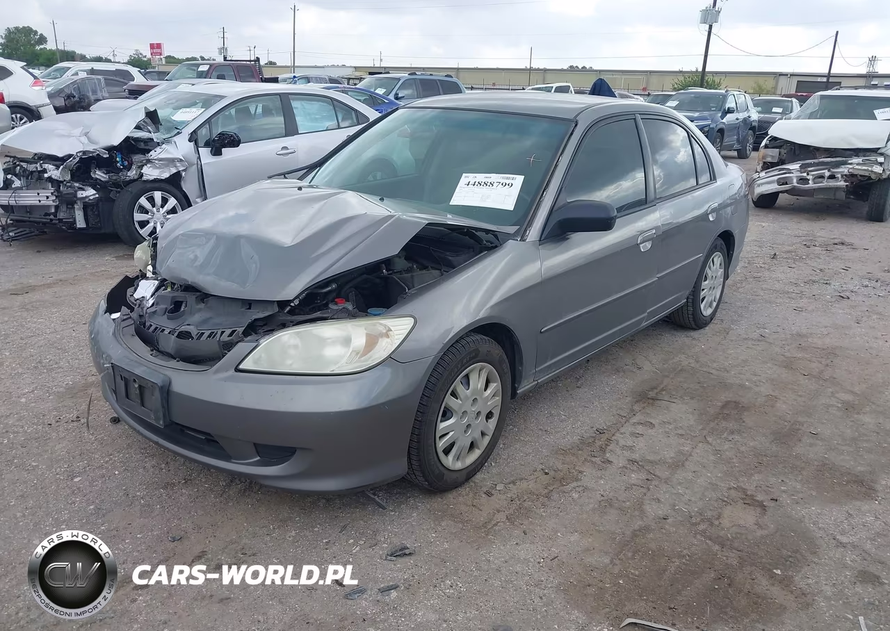 2004 Honda Civic Lx VIN:2HGES16584H630408 - 2