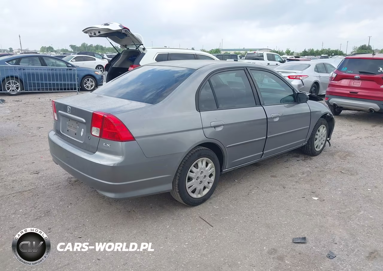 2004 Honda Civic Lx VIN:2HGES16584H630408 - 4