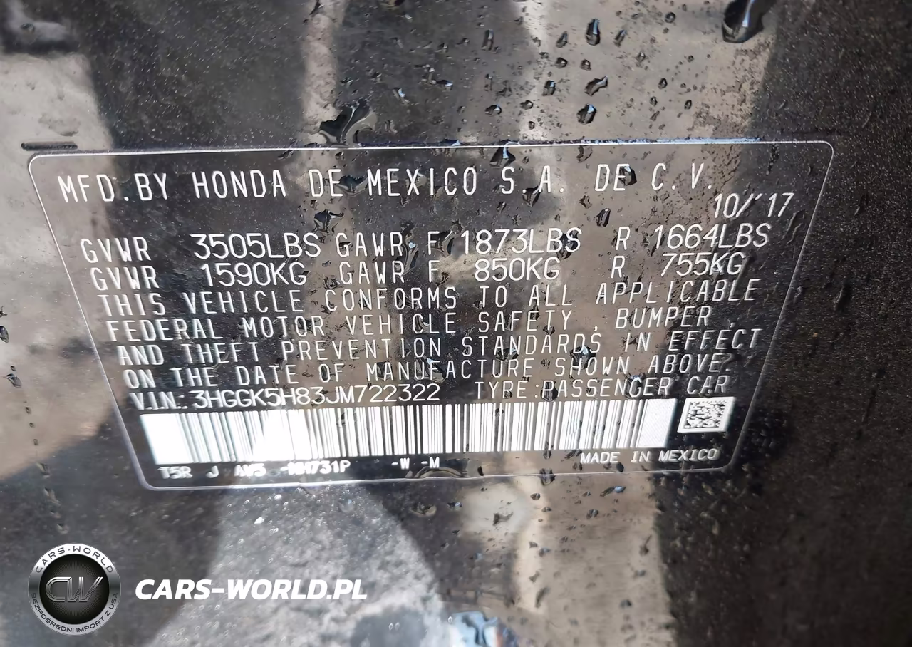 2018 Honda Fit Ex VIN:3HGGK5H83JM722322 - 9