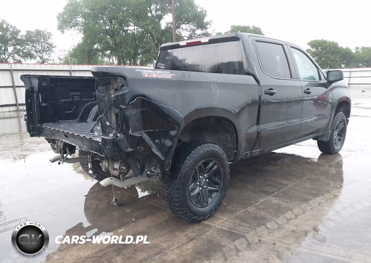 2025 Chevrolet Silverado 1500 4Wd Short Bed Custom Trail Boss VIN:3GCUKCED9SG120855 - 4