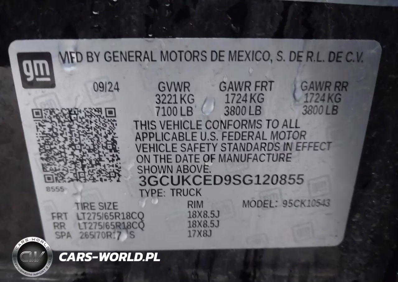 2025 Chevrolet Silverado 1500 4Wd Short Bed Custom Trail Boss VIN:3GCUKCED9SG120855 - 9