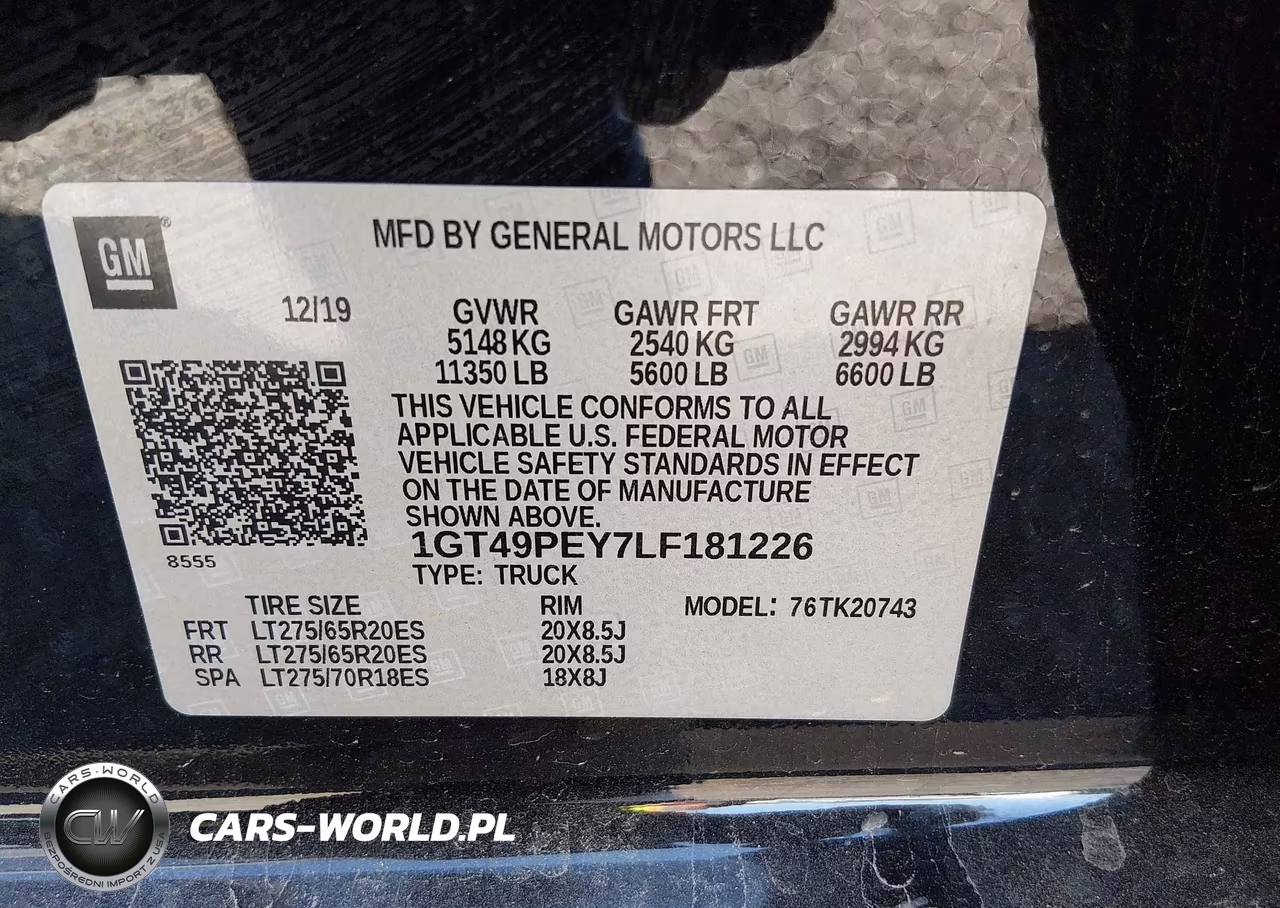 2020 GMC Sierra 2500Hd 4Wd Standard Bed At4 VIN:1GT49PEY7LF181226 - 9