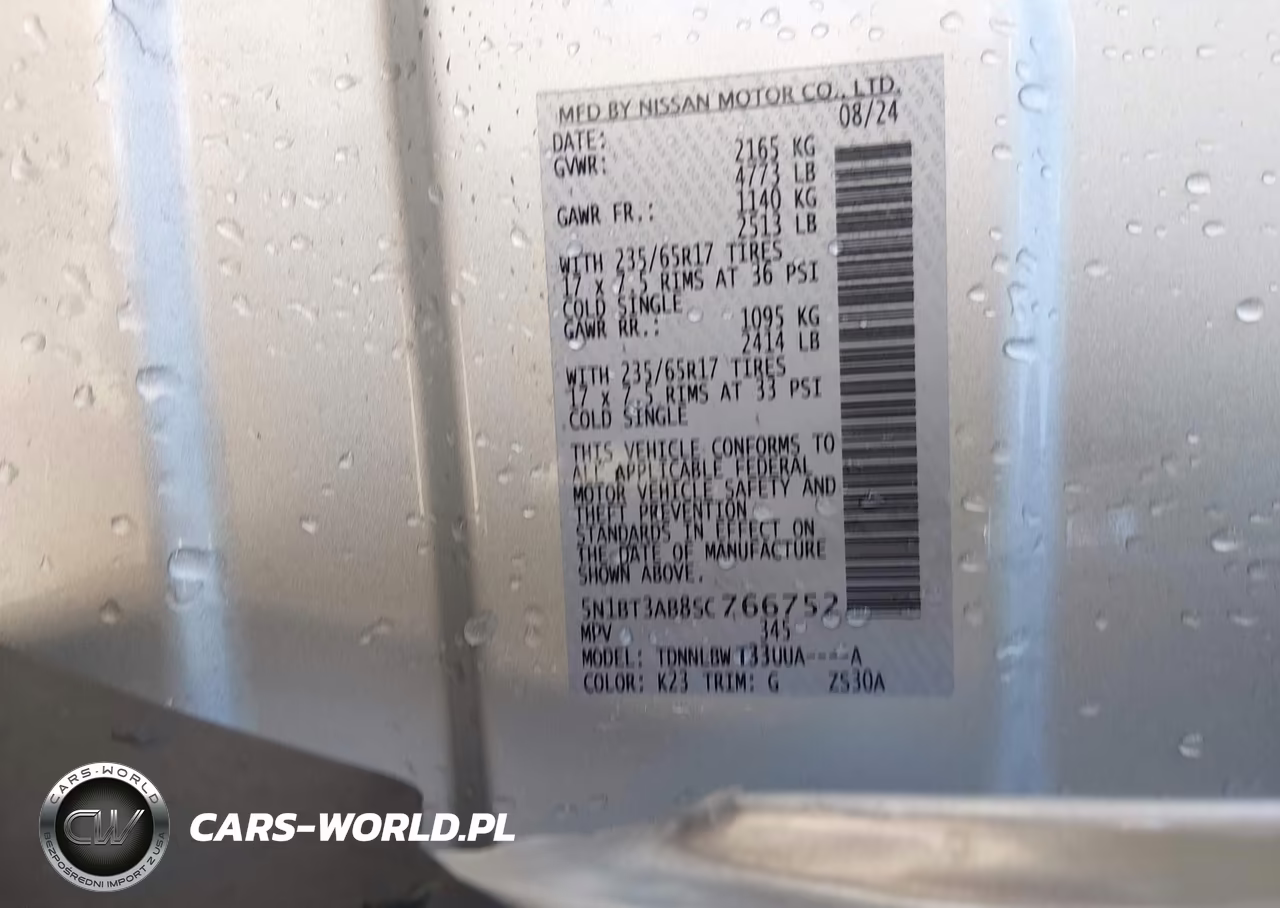 2025 Nissan Rogue S Intelligent Awd VIN:5N1BT3AB8SC766752 - 9
