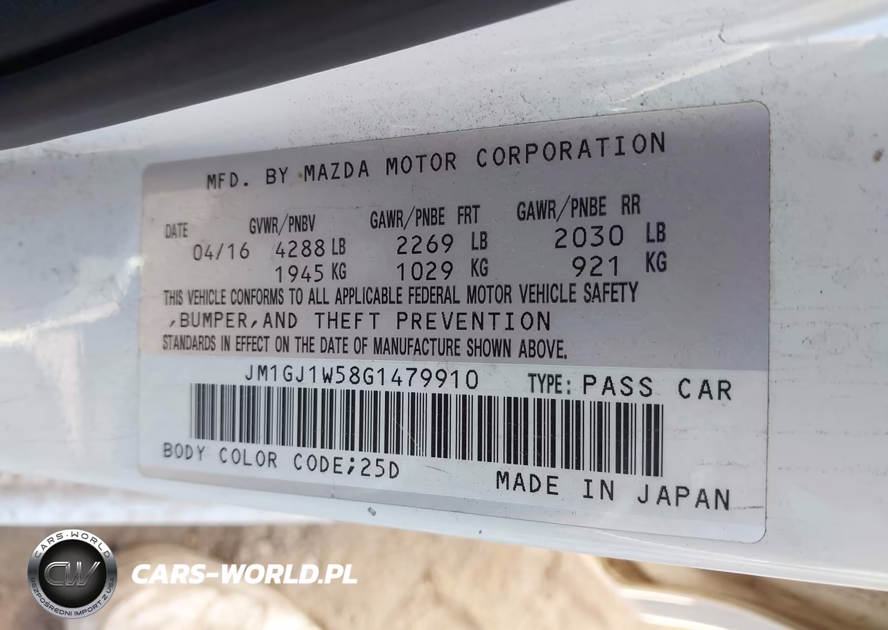 2016 Mazda Mazda6 I Grand Touring VIN:JM1GJ1W58G1479910 - 9