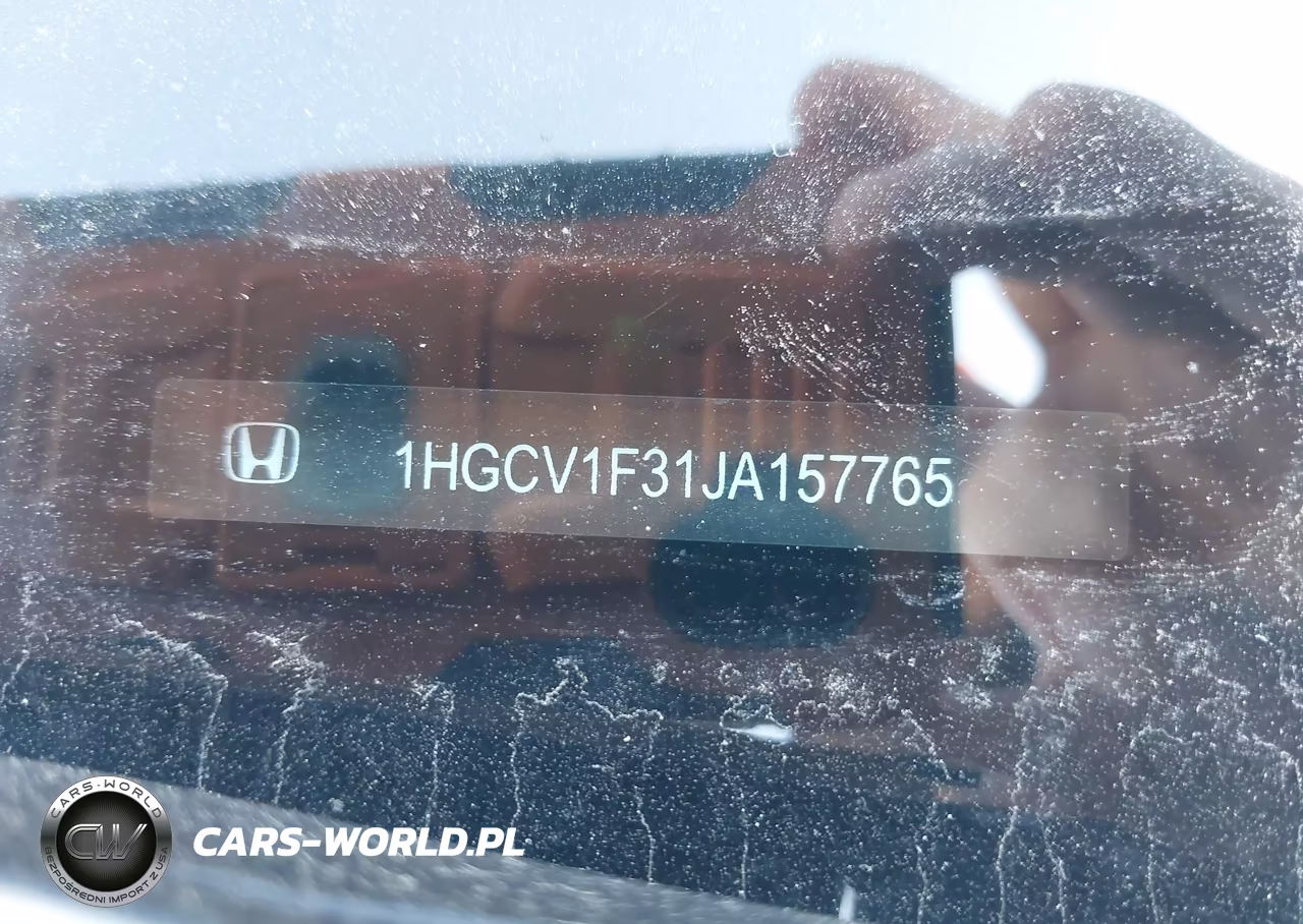 2018 Honda Accord Sport VIN:1HGCV1F31JA157765 - 9