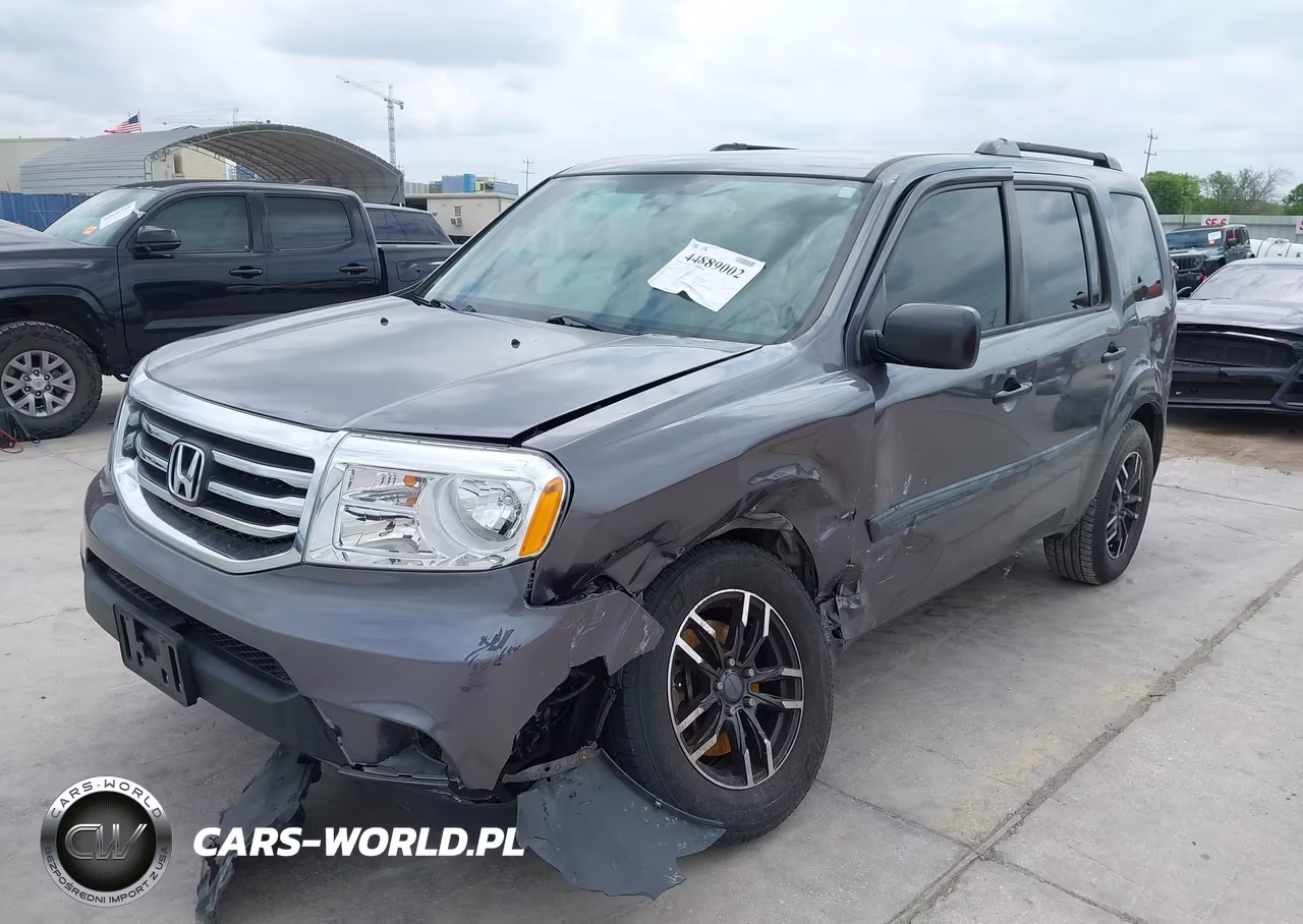 2014 Honda Pilot Lx VIN:5FNYF3H21EB007055 - 2