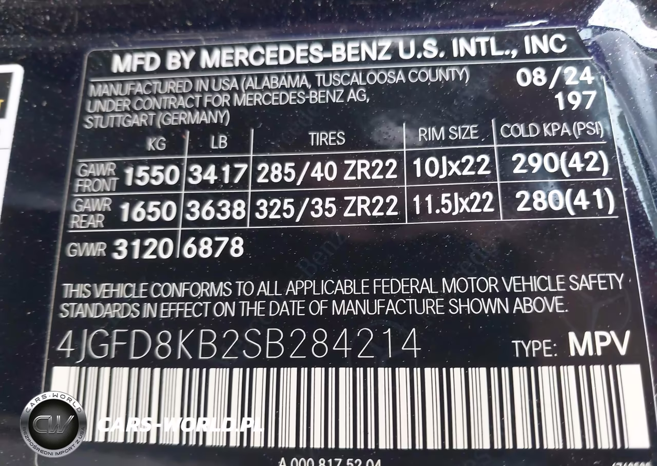 2025 Mercedes-Benz Amg Gle 63 Coupe S 4Matic+ VIN:4JGFD8KB2SB284214 - 9