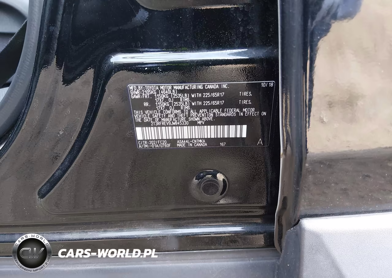 2018 Toyota Rav4 Xle VIN:2T3RFREV9JW845330 - 9