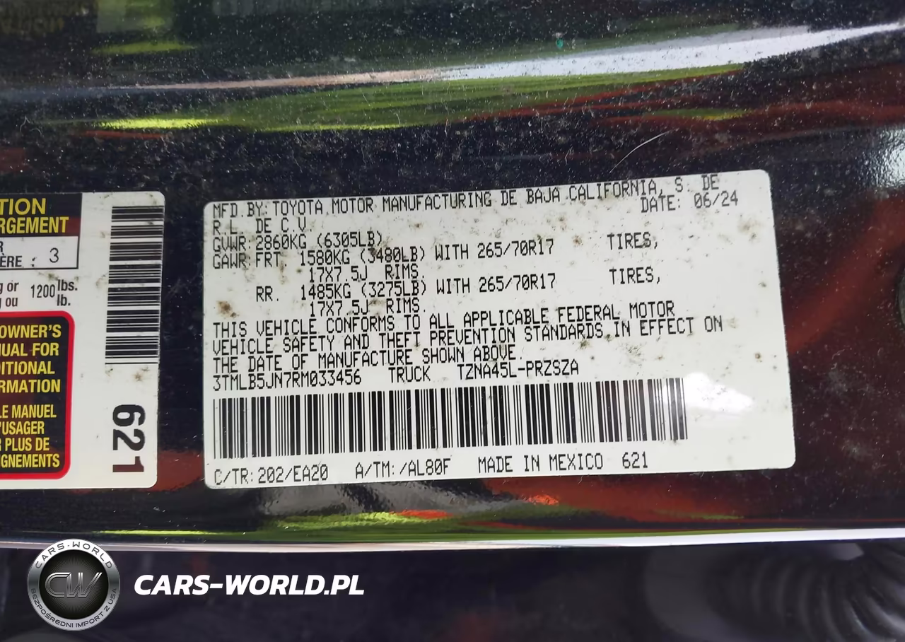 2024 Toyota Tacoma Trd Off Road VIN:3TMLB5JN7RM033456 - 9