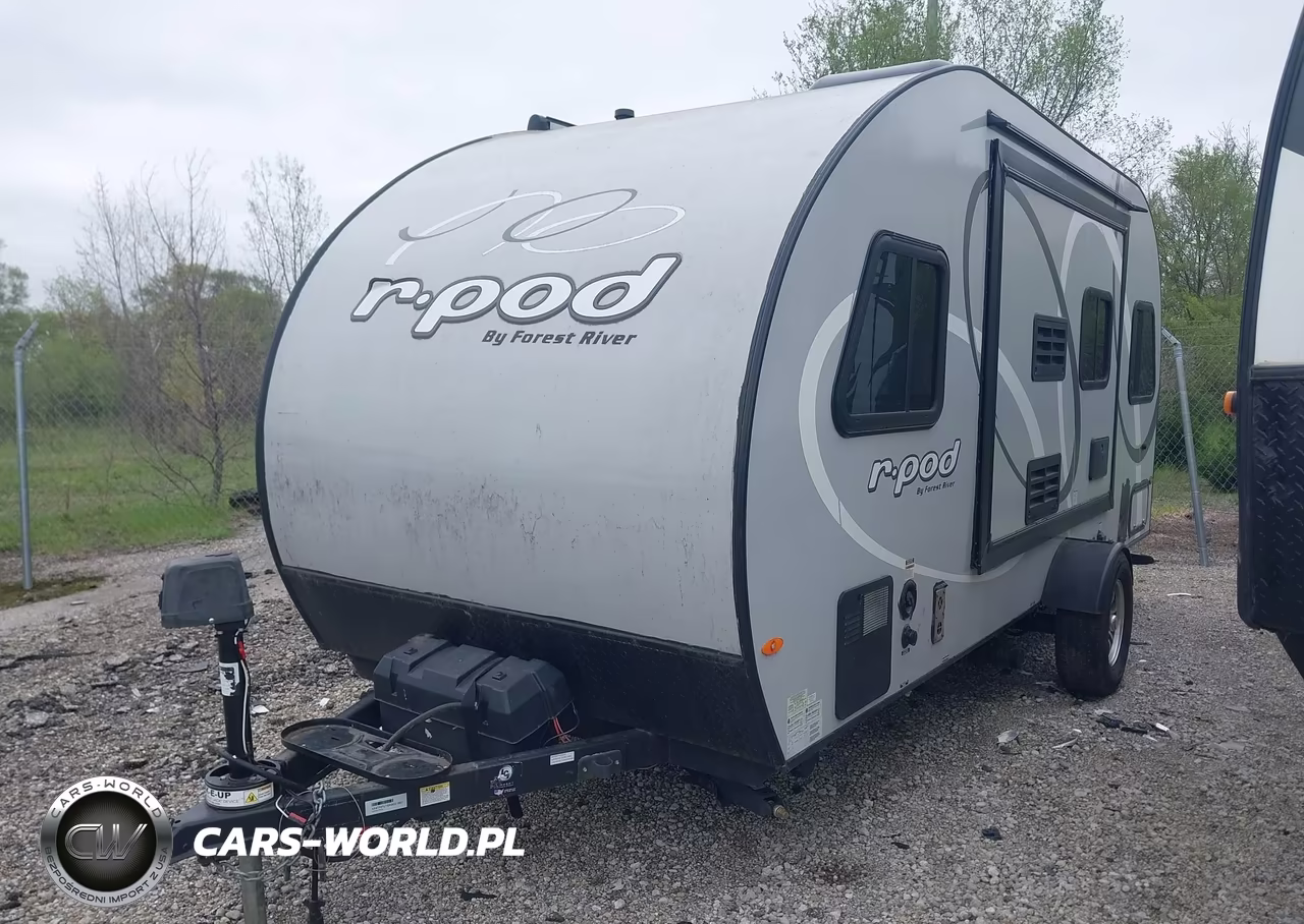 2019 Forest River R-Pod Rp189 VIN:4X4TRPU16KB021967 - 2