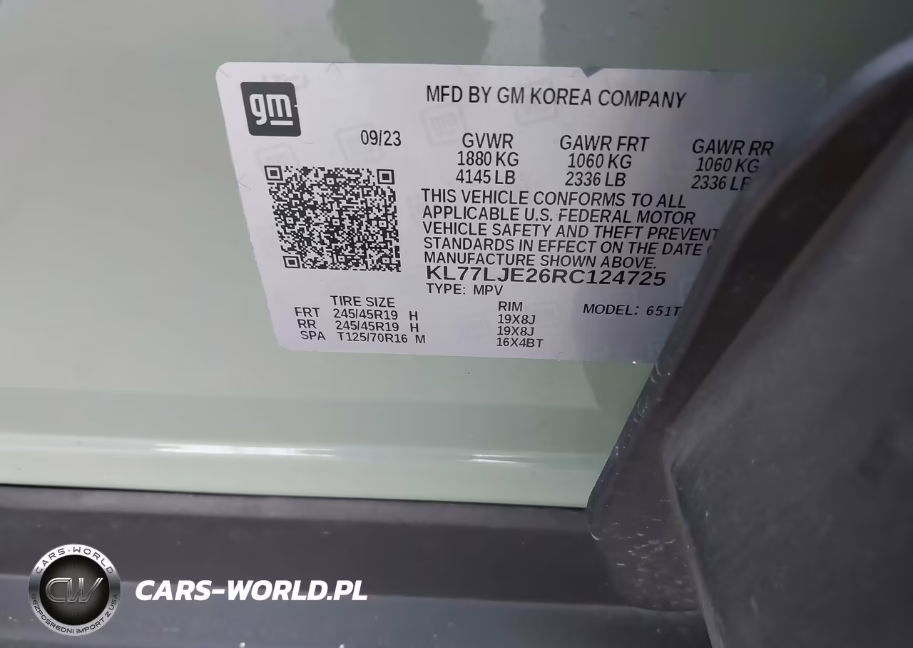 2024 Chevrolet Trax Fwd 2Rs VIN:KL77LJE26RC124725 - 9