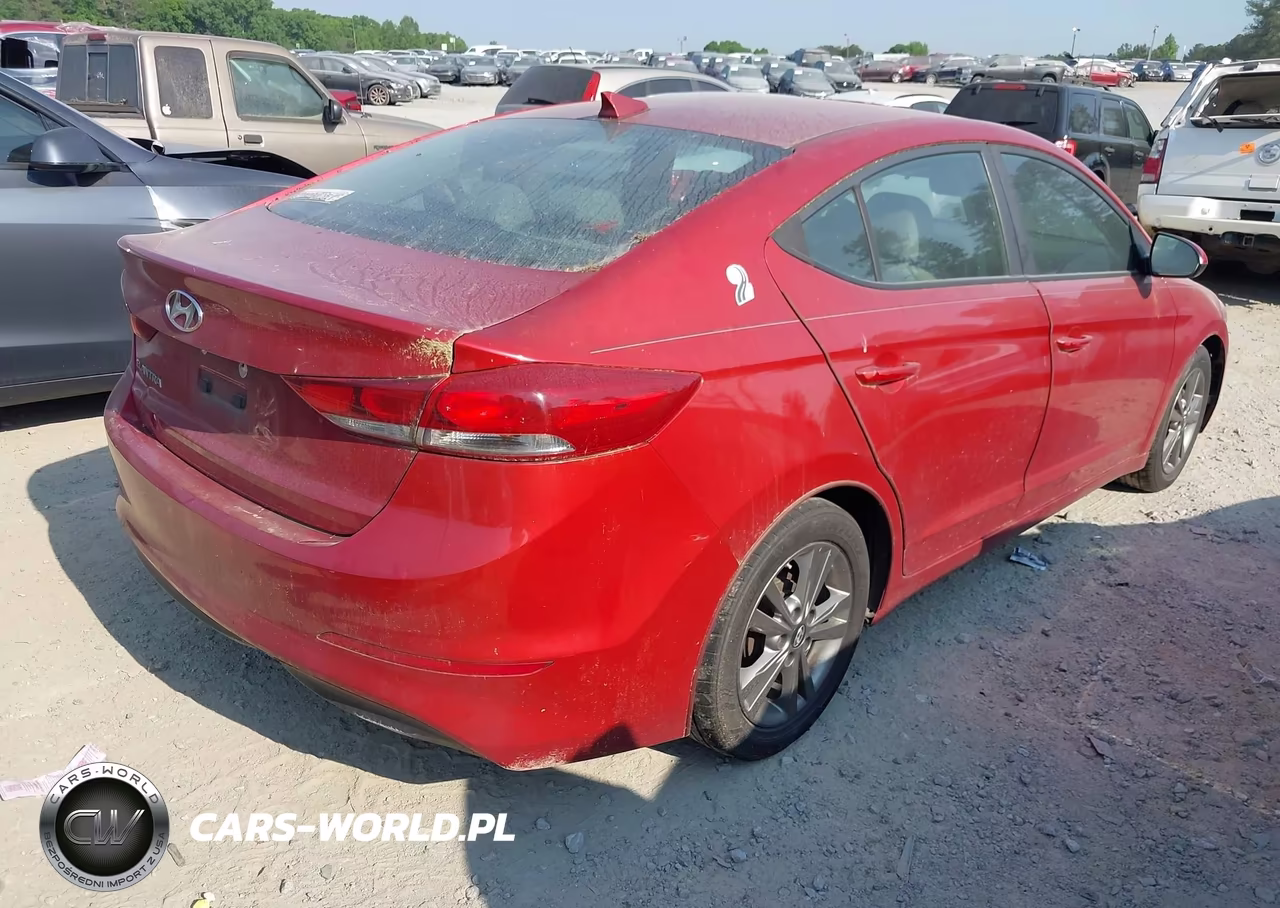 2017 Hyundai Elantra Se VIN:5NPD84LF4HH007596 - 4