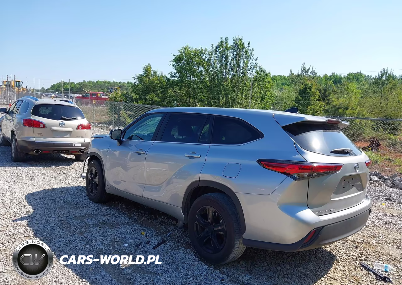 2023 Toyota Highlander Le VIN:5TDKDRAH4PS525737 - 3