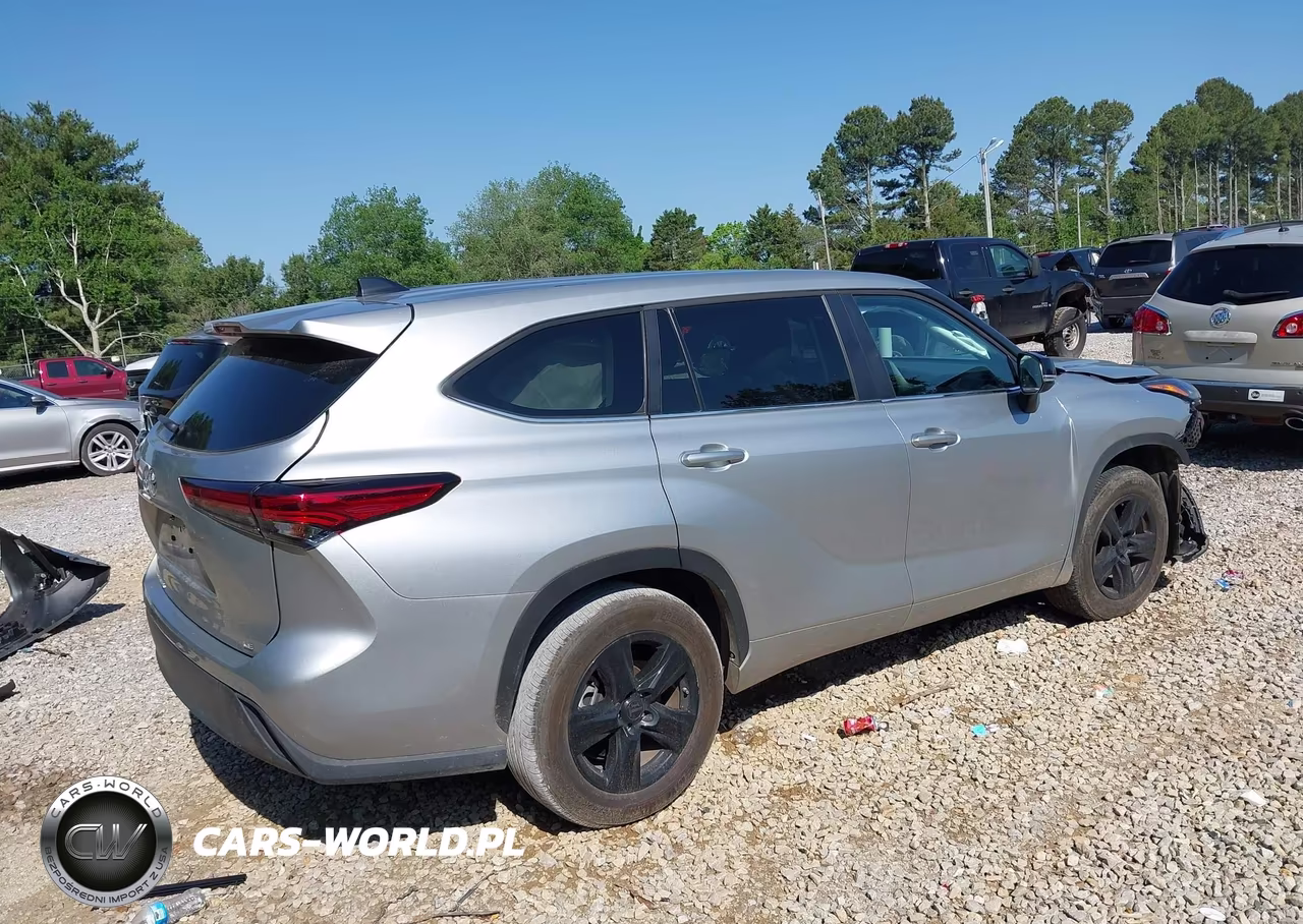 2023 Toyota Highlander Le VIN:5TDKDRAH4PS525737 - 4