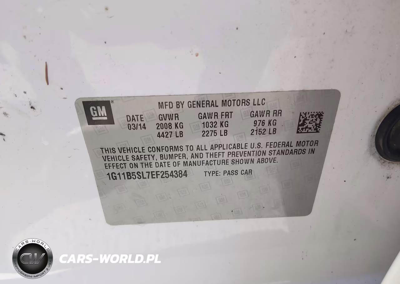2014 Chevrolet Malibu 1Ls VIN:1G11B5SL7EF254384 - 9