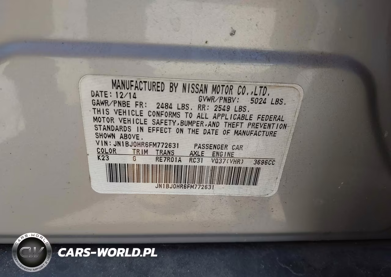 2015 Infiniti Qx50 Journey VIN:JN1BJ0HR6FM772631 - 9