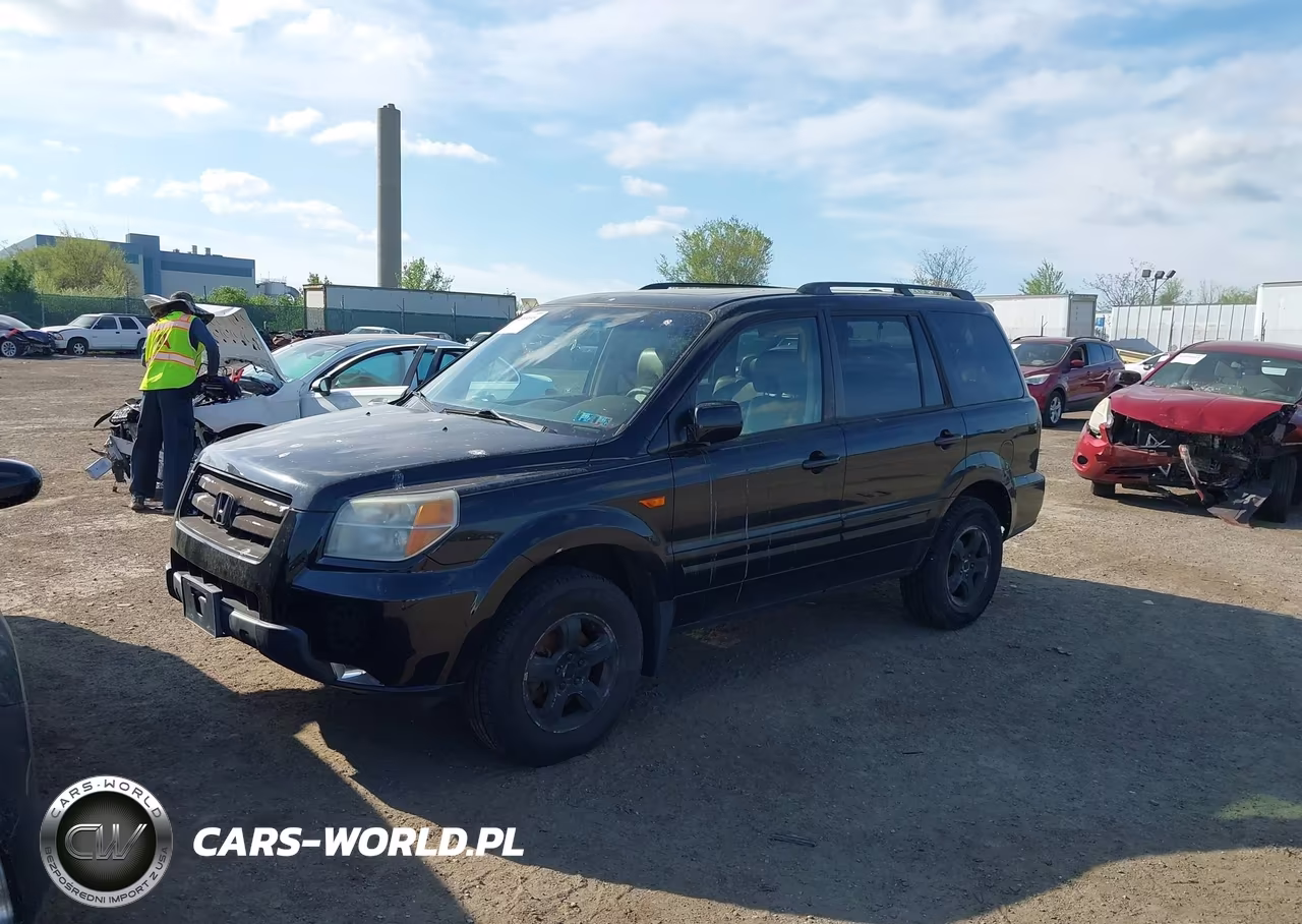 2007 Honda Pilot Ex-L VIN:2HKYF18597H502350 - 2