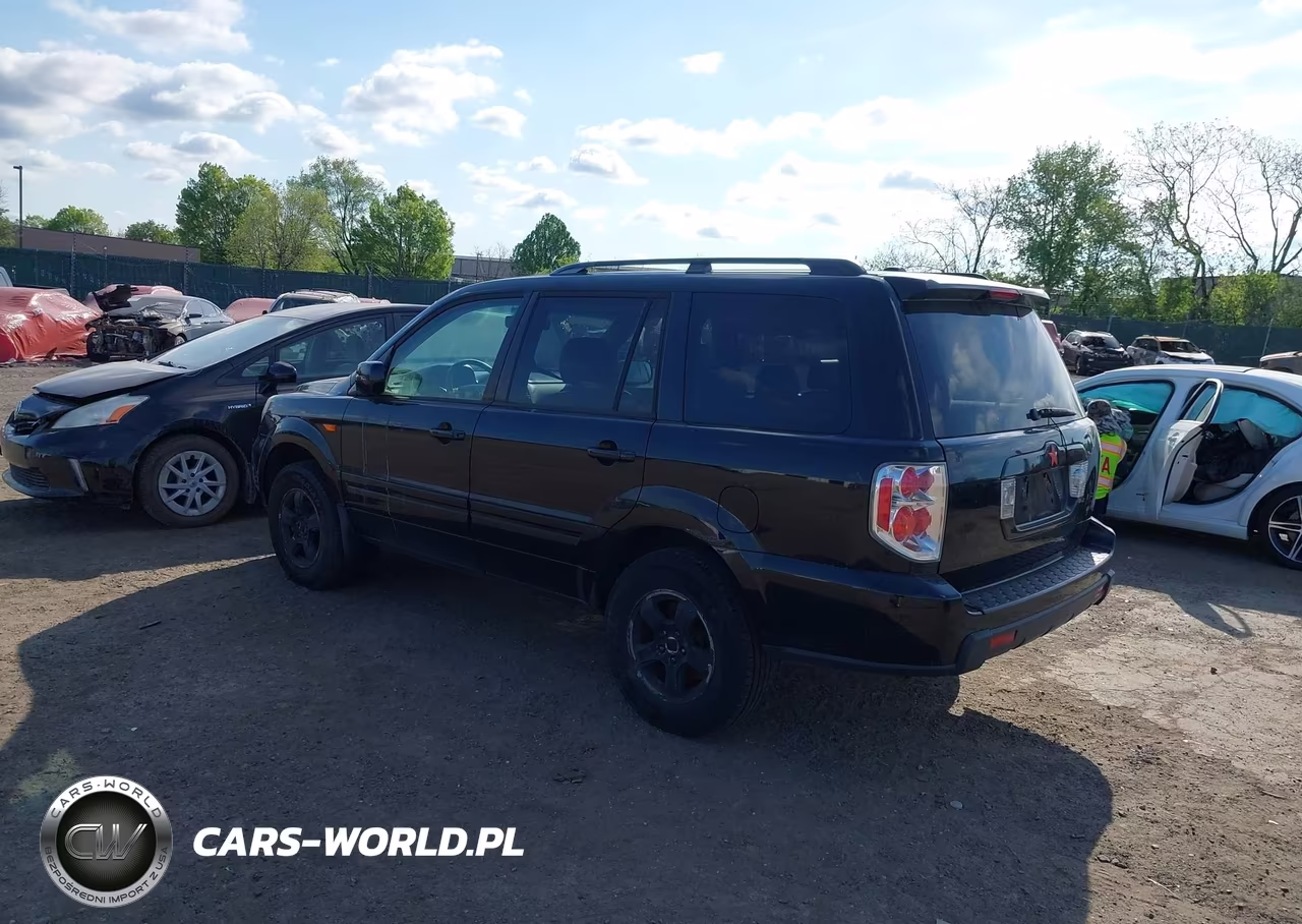 2007 Honda Pilot Ex-L VIN:2HKYF18597H502350 - 3