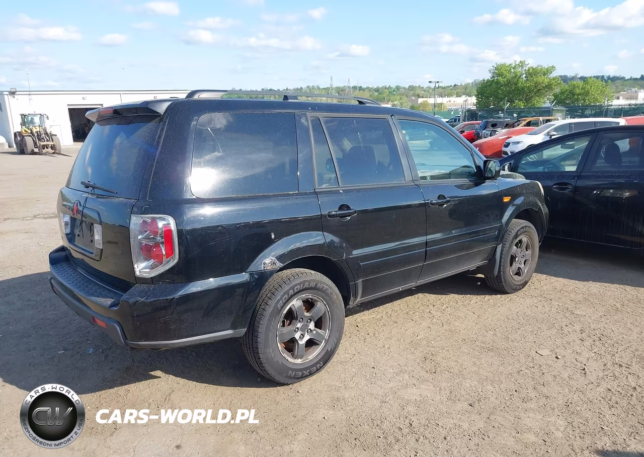 2007 Honda Pilot Ex-L VIN:2HKYF18597H502350 - 4