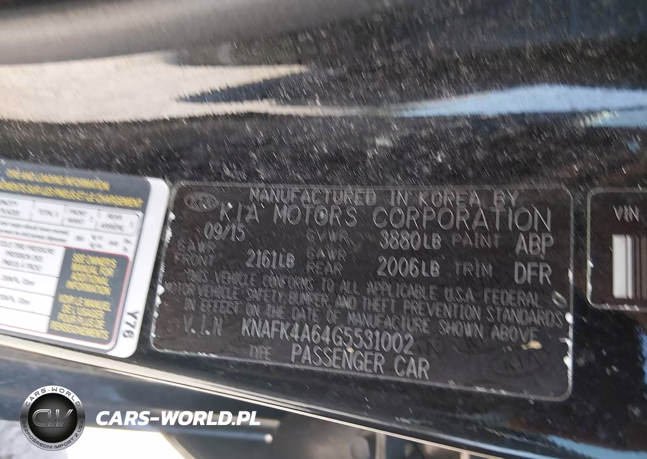 2016 Kia Forte Lx VIN:KNAFK4A64G5531002 - 9