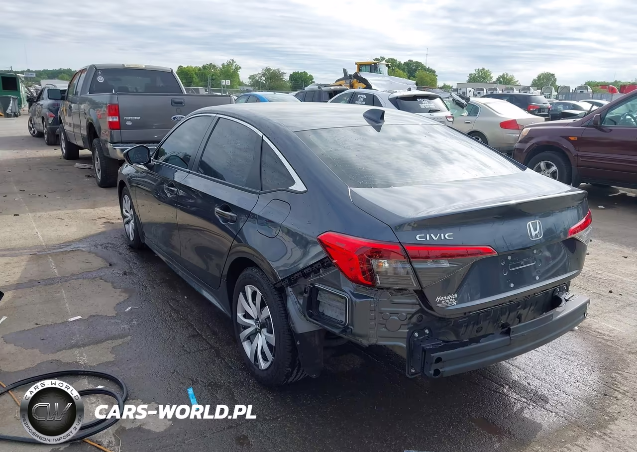 2023 Honda Civic Lx VIN:2HGFE2F29PH562650 - 3
