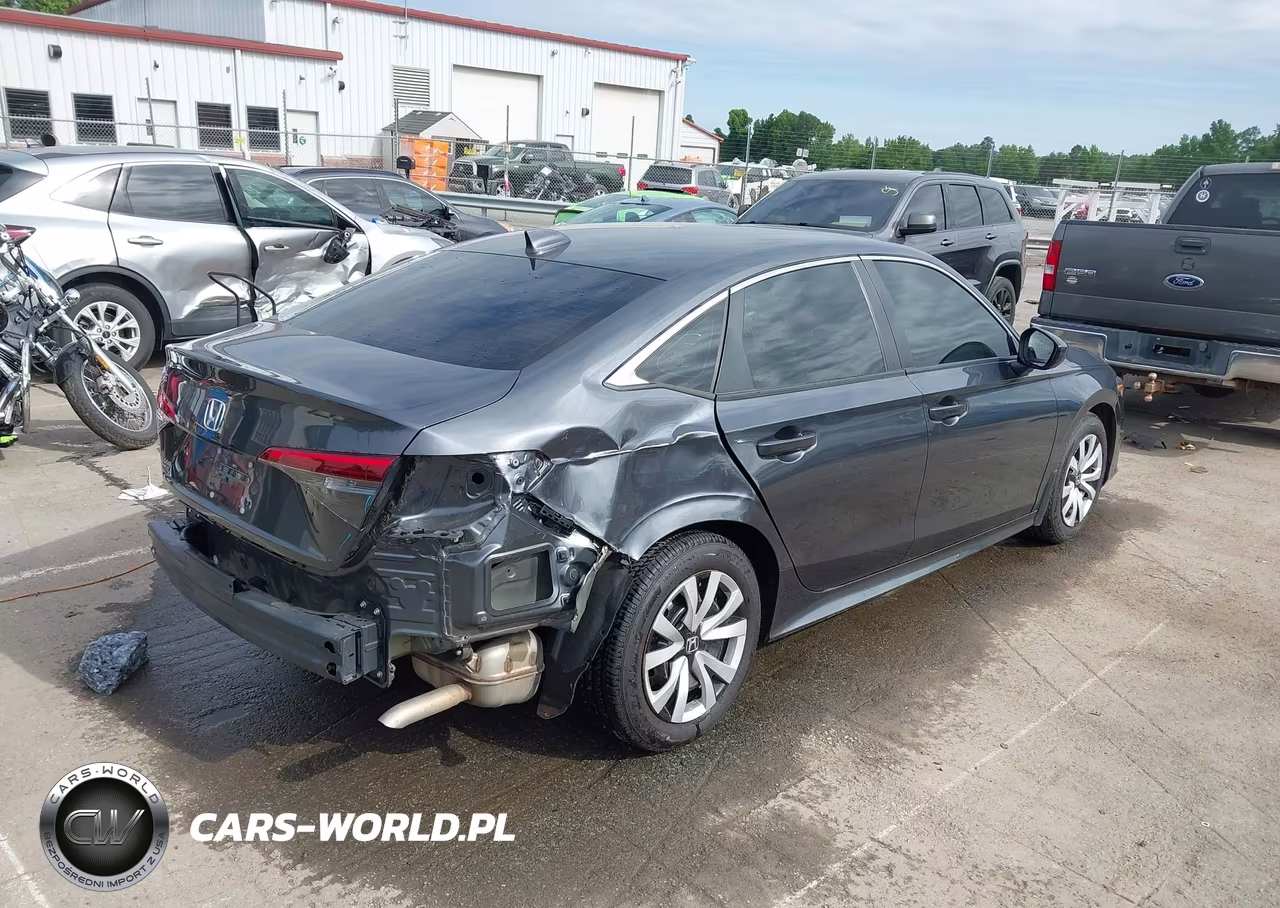 2023 Honda Civic Lx VIN:2HGFE2F29PH562650 - 4
