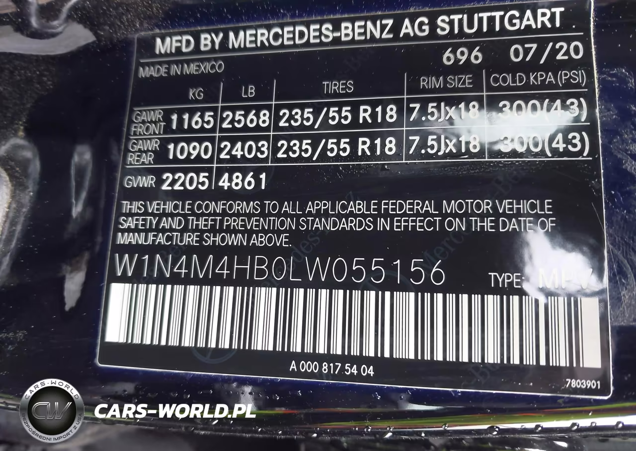 2020 Mercedes-Benz Glb 250 4Matic VIN:W1N4M4HB0LW055156 - 9