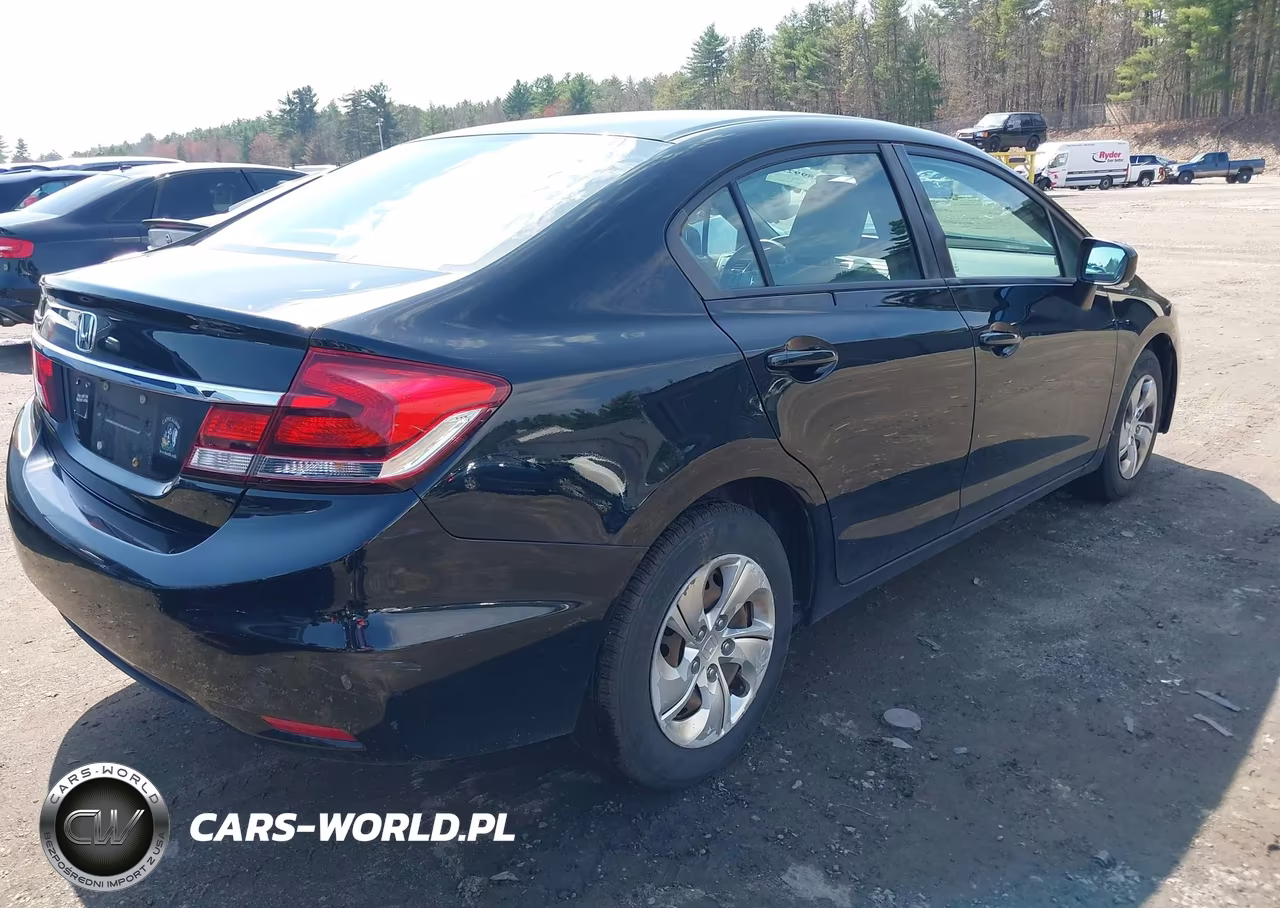 2014 Honda Civic Lx VIN:19XFB2F58EE225414 - 4