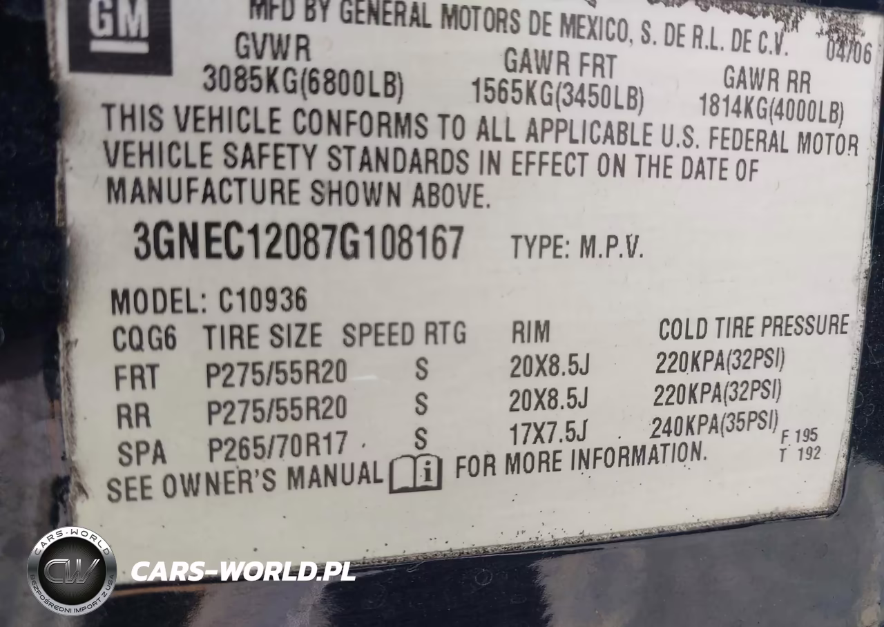 2007 Chevrolet Avalanche 1500 Ltz VIN:3GNEC12087G108167 - 9