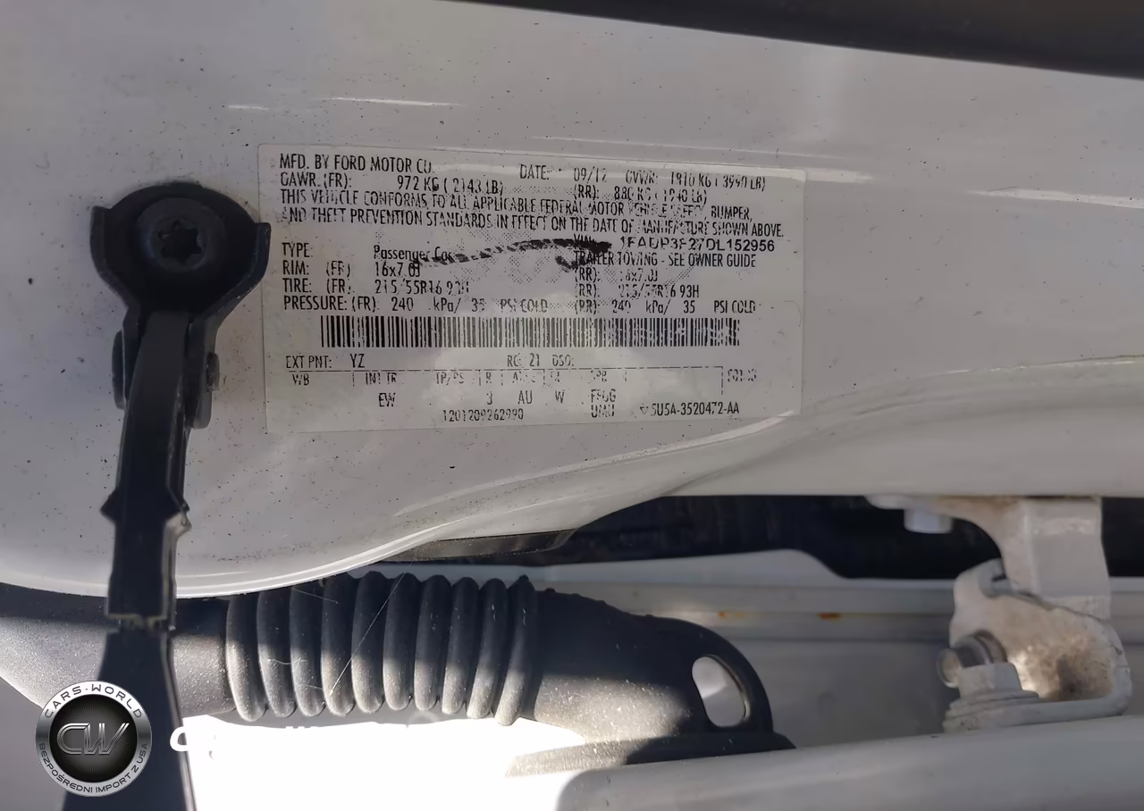 2013 Ford Focus Se VIN:1FADP3F27DL152956 - 9