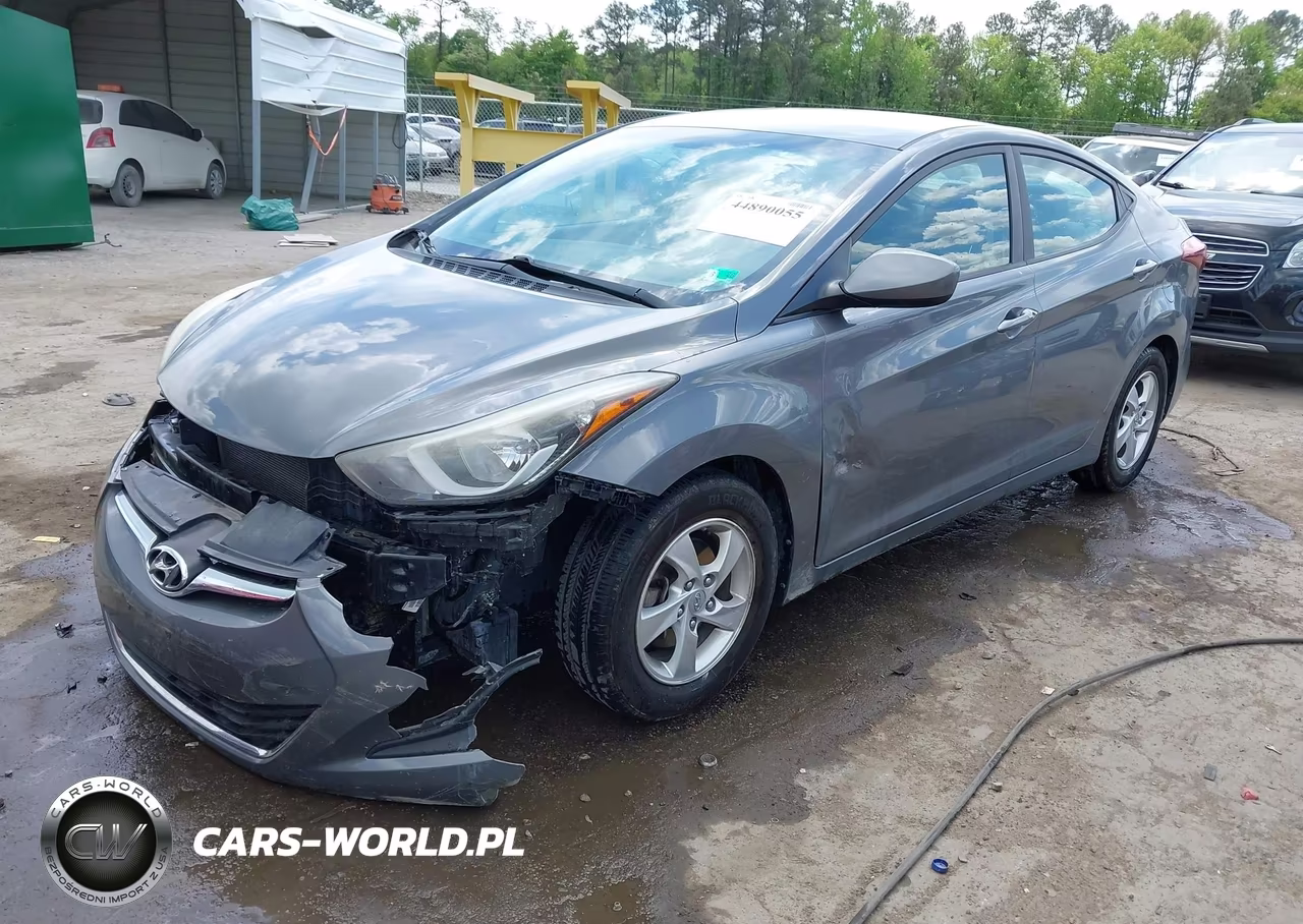 2014 Hyundai Elantra Se VIN:5NPDH4AE7EH517480 - 2