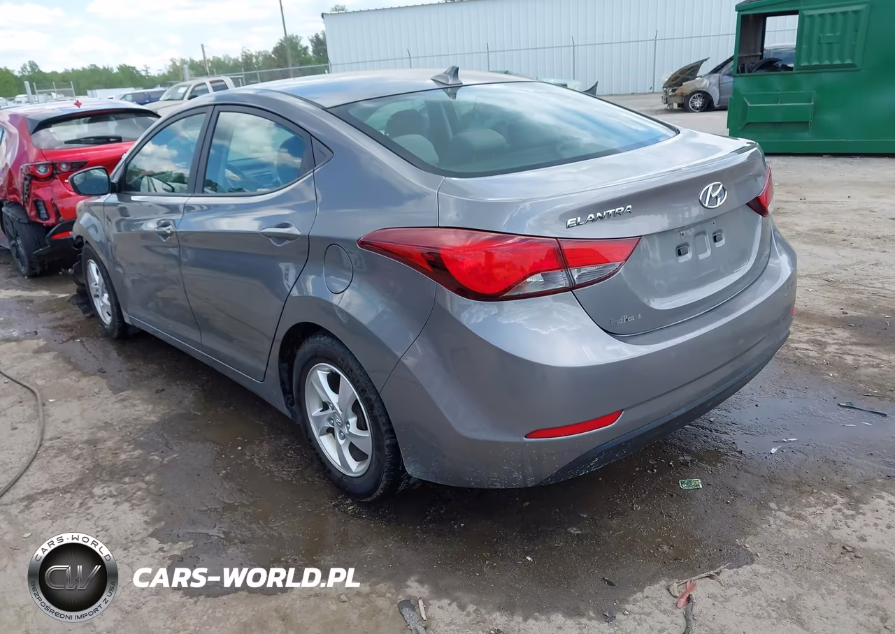 2014 Hyundai Elantra Se VIN:5NPDH4AE7EH517480 - 3