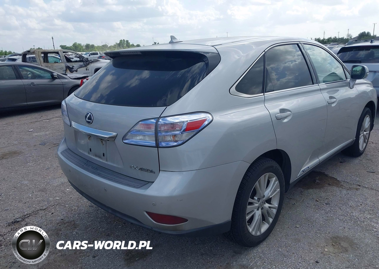 2012 Lexus Rx 450H VIN:JTJZB1BA1C2406100 - 4