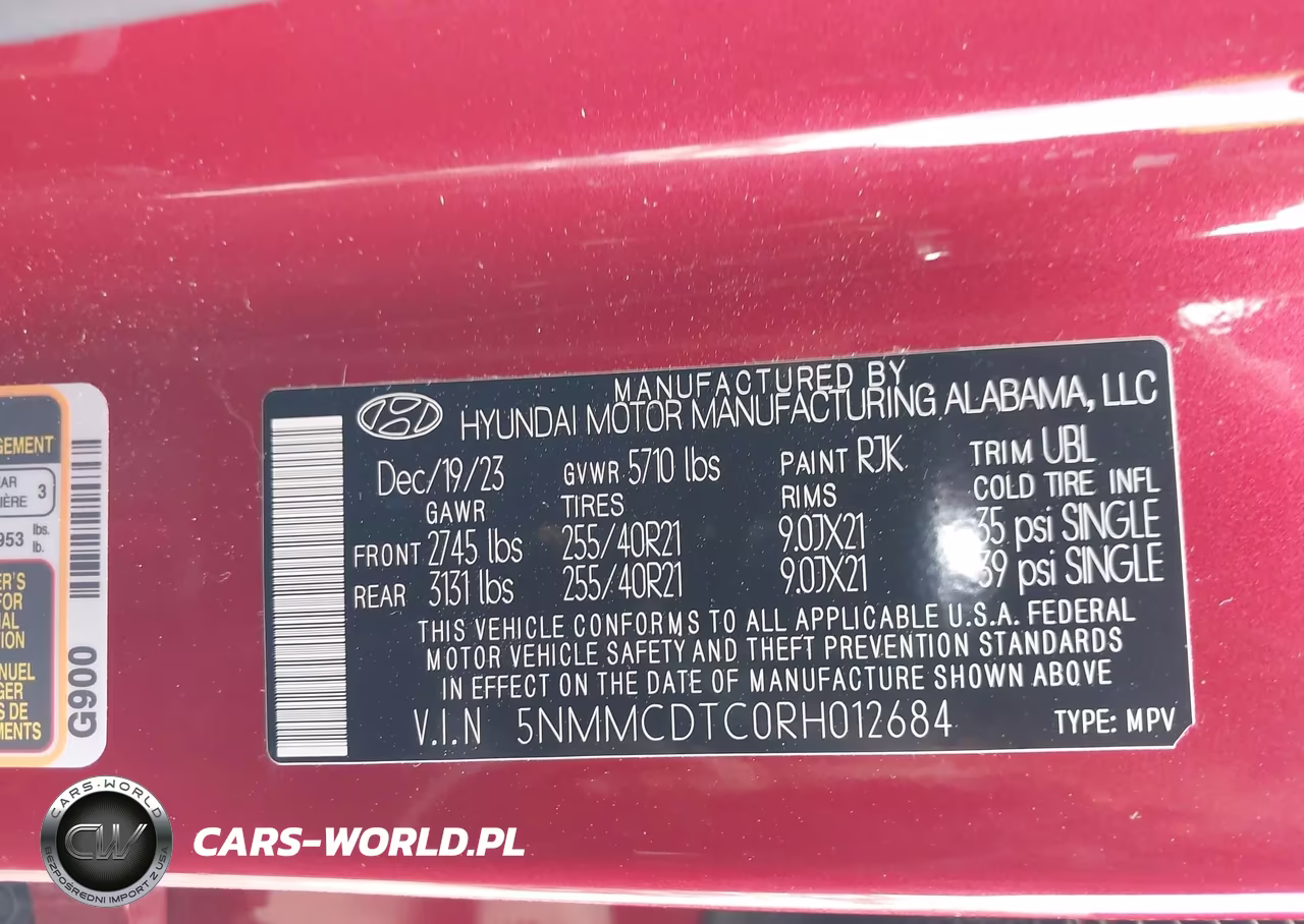2024 Genesis Gv70 3.5T Awd Sport VIN:5NMMCDTC0RH012684 - 9