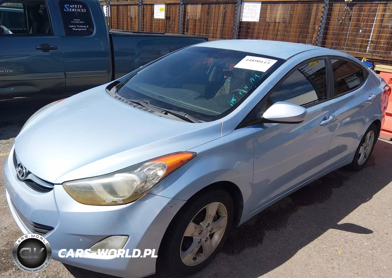 2012 Hyundai Elantra Gls (Ulsan Plant) VIN:KMHDH4AE0CU210912 - 2