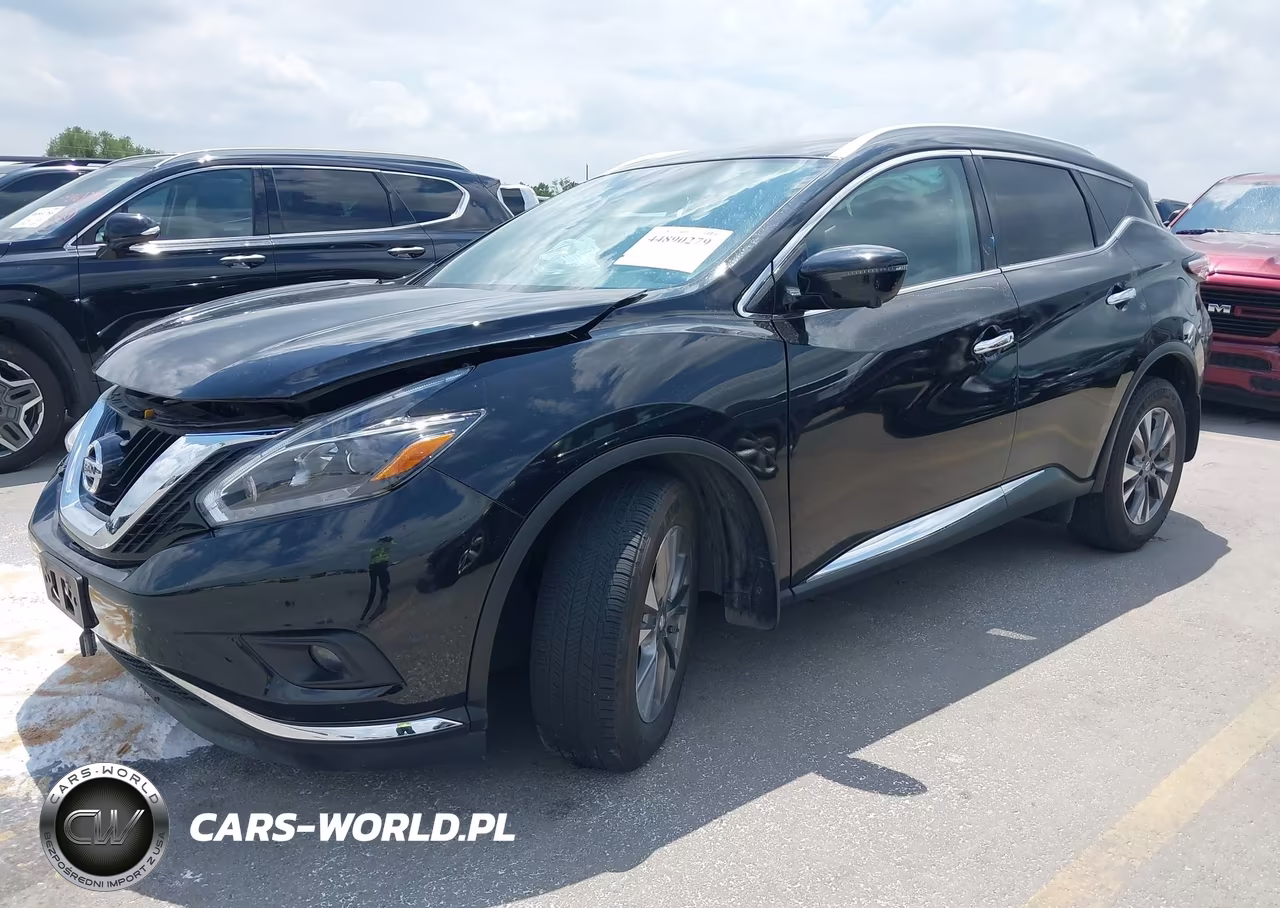2018 Nissan Murano Sl VIN:5N1AZ2MG3JN148849 - 2