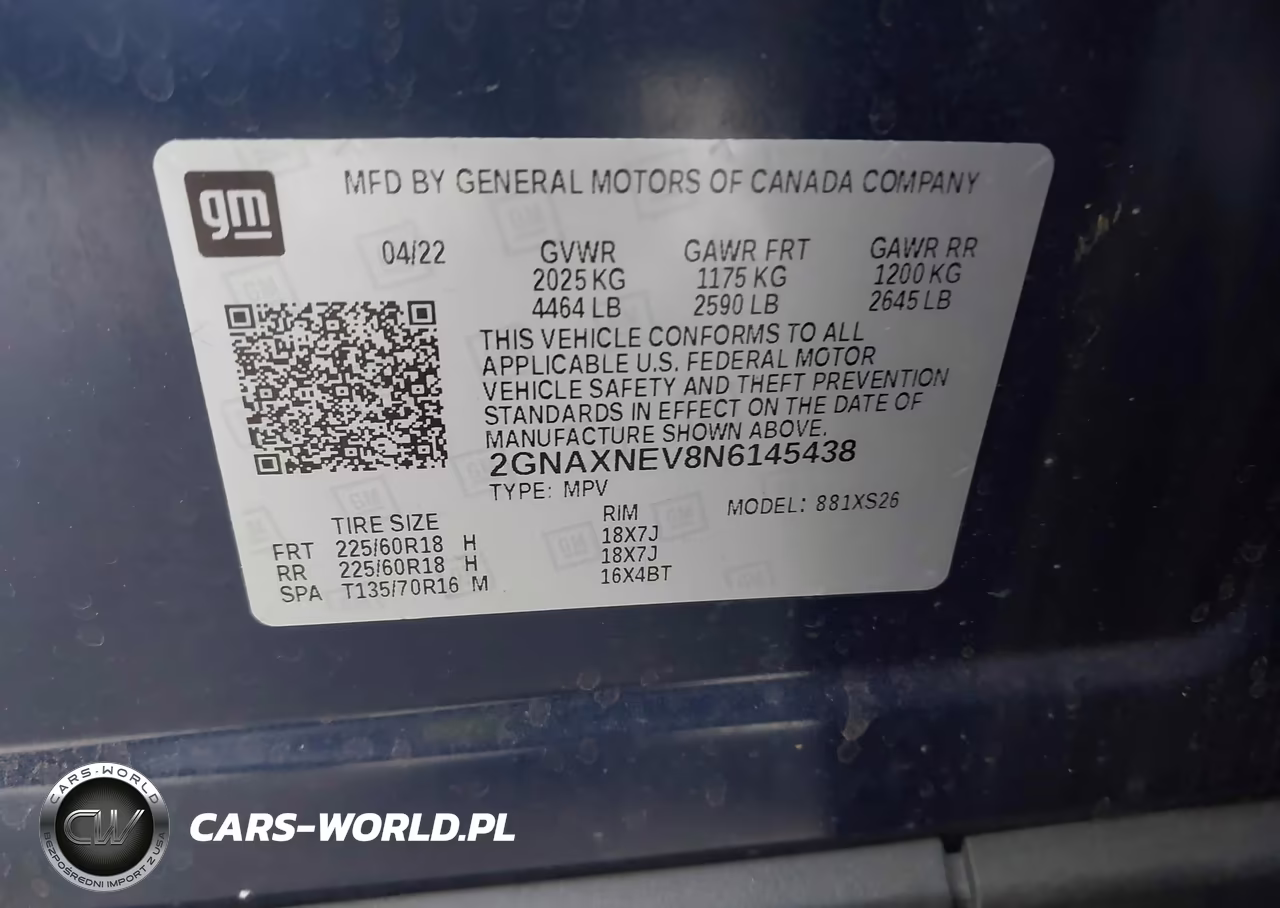 2022 Chevrolet Equinox Fwd Premier VIN:2GNAXNEV8N6145438 - 9